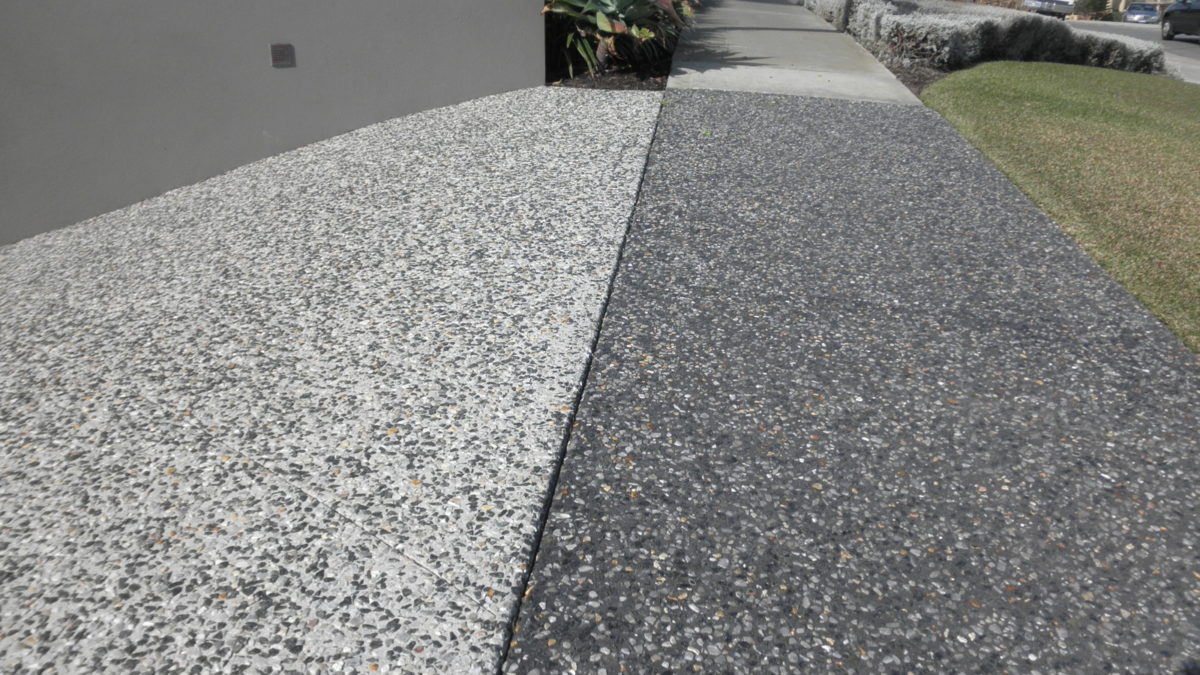 Exposed Aggregate Driveway