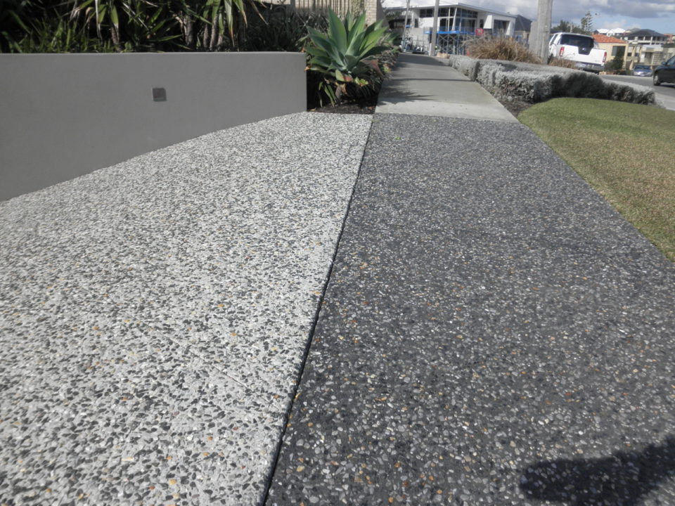 Exposed Aggregate Driveway