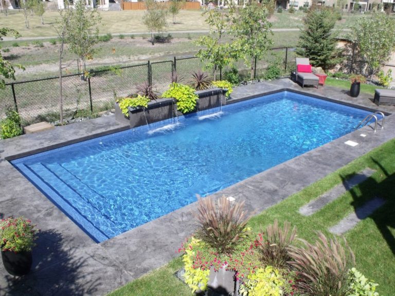 Luxury Pool Ideas Using Liquid Limestone Fluid Concrete